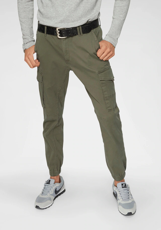 Jack & Jones Cargohose »PAUL FLAKE« Baumwollmischung, regular fit