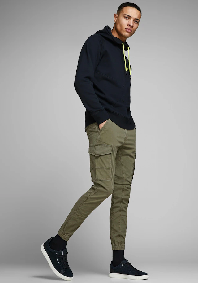 Jack & Jones Cargohose »PAUL FLAKE« Baumwollmischung, regular fit