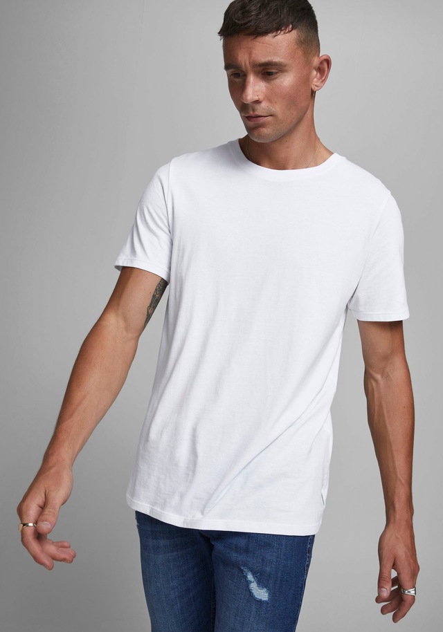 Jack & Jones »JJEORGANIC BASIC TEE SS O-NECK NOOS« Baumwolle, regular fit