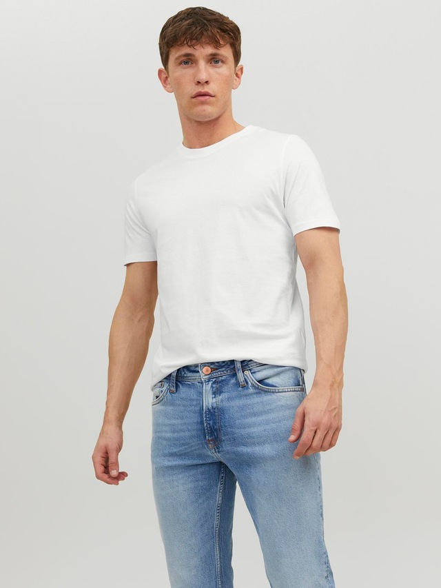 Jack & Jones »JJEORGANIC BASIC TEE SS O-NECK NOOS« Baumwolle, regular fit