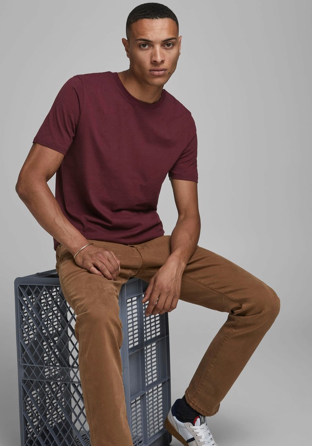 Jack & Jones »JJEORGANIC BASIC TEE SS O-NECK NOOS« Baumwolle, regular fit