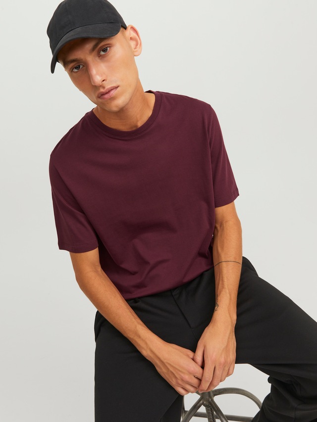 Jack & Jones »JJEORGANIC BASIC TEE SS O-NECK NOOS« Baumwolle, regular fit