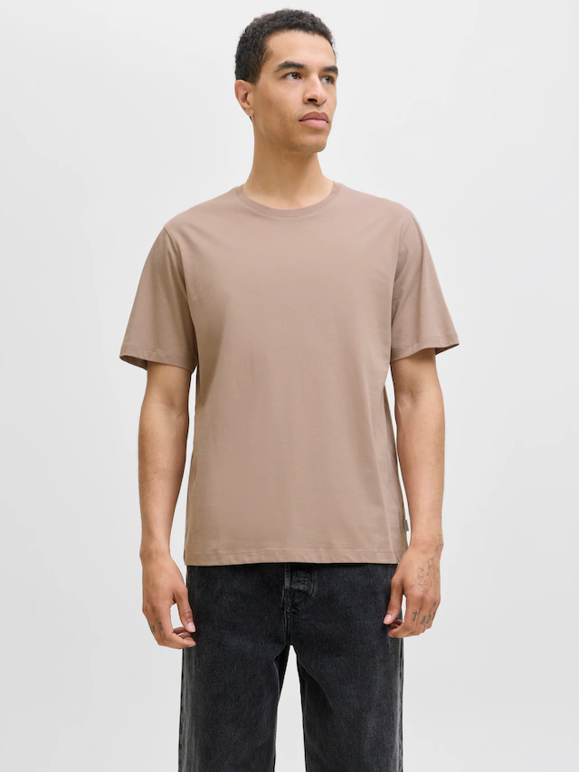 Jack & Jones »JJEORGANIC BASIC TEE SS O-NECK NOOS« Baumwolle, regular fit