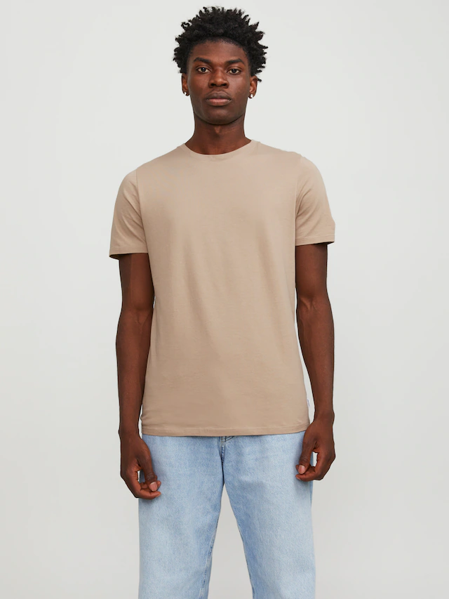 Jack & Jones »JJEORGANIC BASIC TEE SS O-NECK NOOS« Baumwolle, regular fit