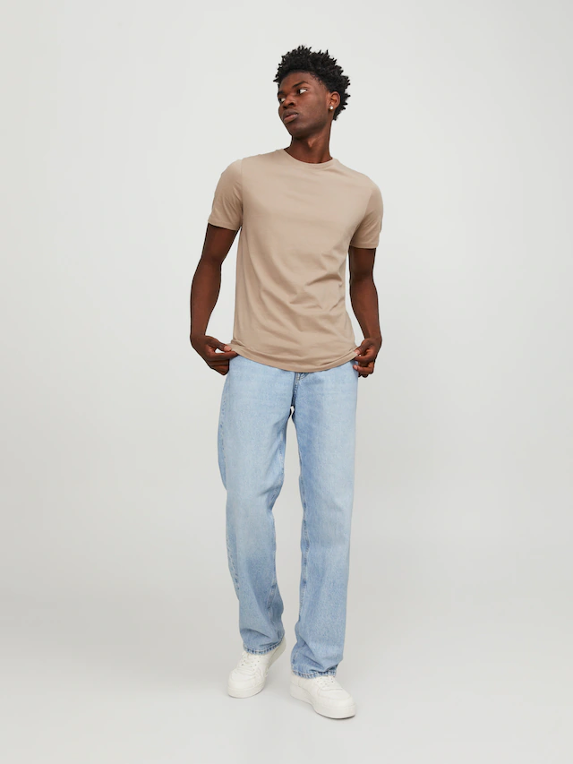 Jack & Jones »JJEORGANIC BASIC TEE SS O-NECK NOOS« Baumwolle, regular fit