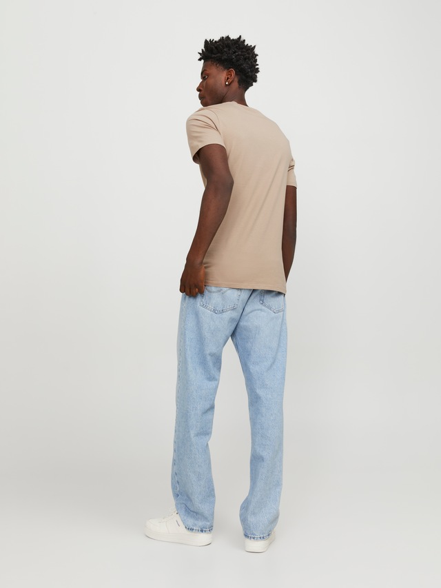 Jack & Jones »JJEORGANIC BASIC TEE SS O-NECK NOOS« Baumwolle, regular fit