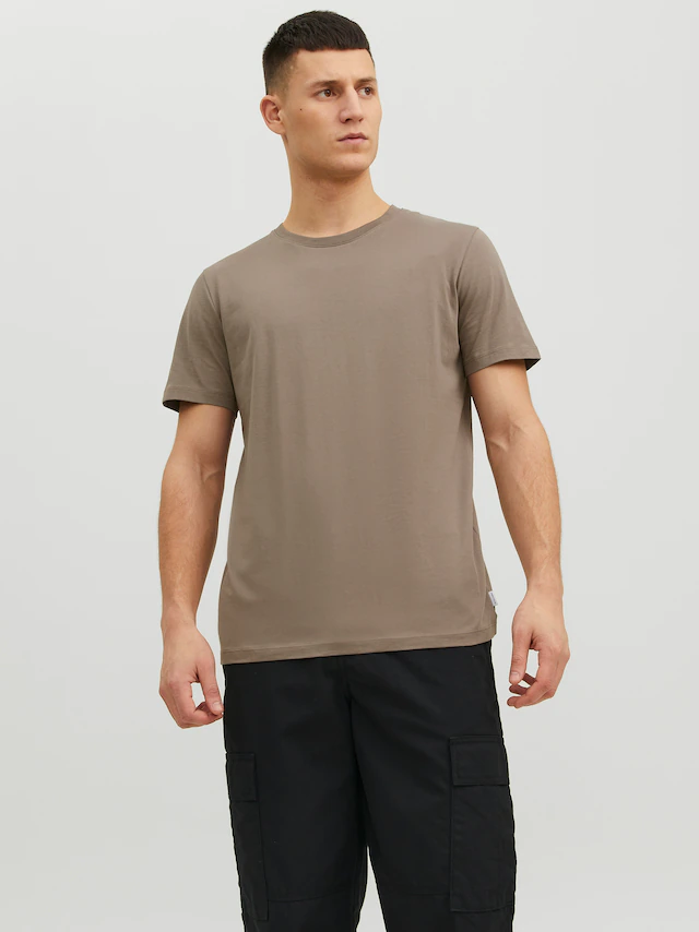 Jack & Jones »JJEORGANIC BASIC TEE SS O-NECK NOOS« Baumwolle, regular fit
