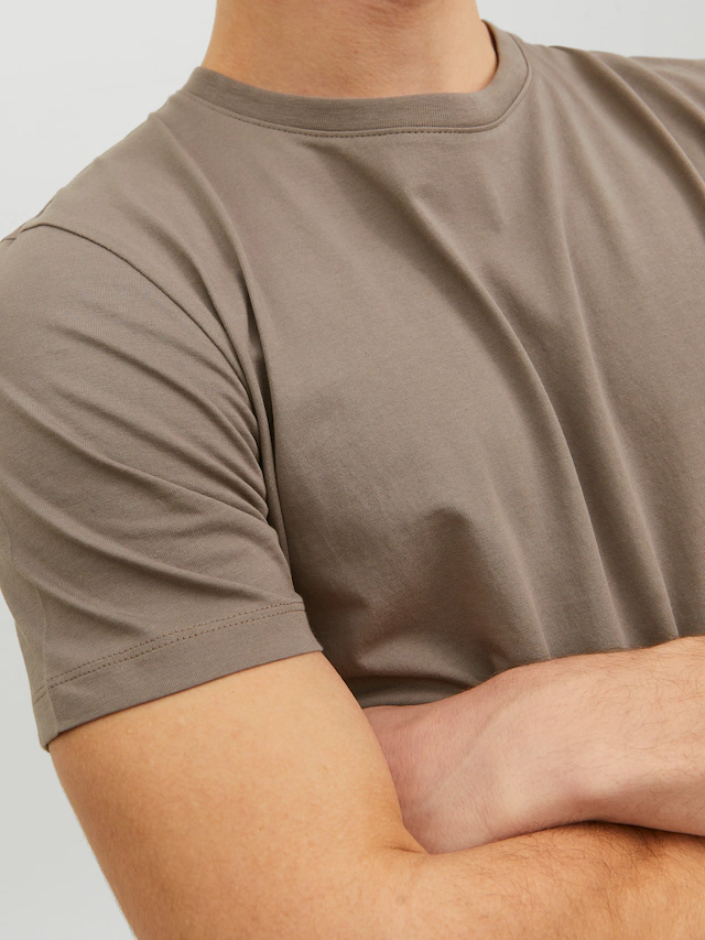 Jack & Jones »JJEORGANIC BASIC TEE SS O-NECK NOOS« Baumwolle, regular fit