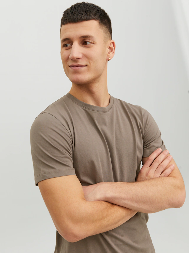 Jack & Jones »JJEORGANIC BASIC TEE SS O-NECK NOOS« Baumwolle, regular fit