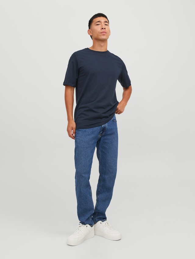 Jack & Jones »JJEORGANIC BASIC TEE SS O-NECK NOOS« Baumwolle, regular fit