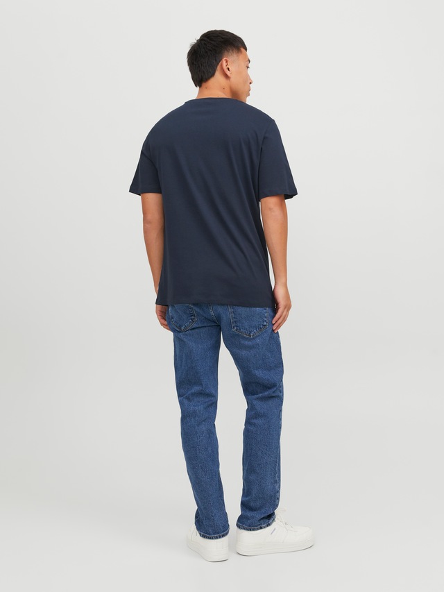 Jack & Jones »JJEORGANIC BASIC TEE SS O-NECK NOOS« Baumwolle, regular fit