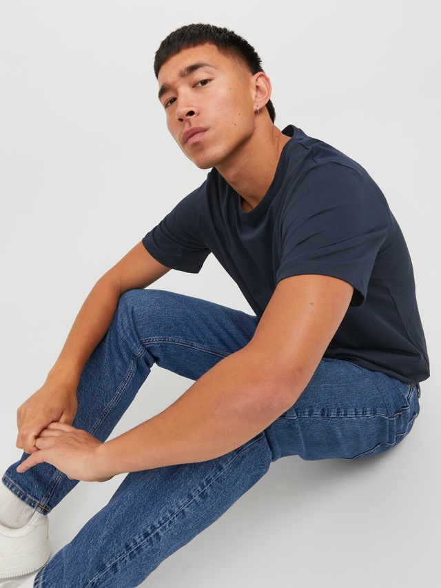 Jack & Jones »JJEORGANIC BASIC TEE SS O-NECK NOOS« Baumwolle, regular fit