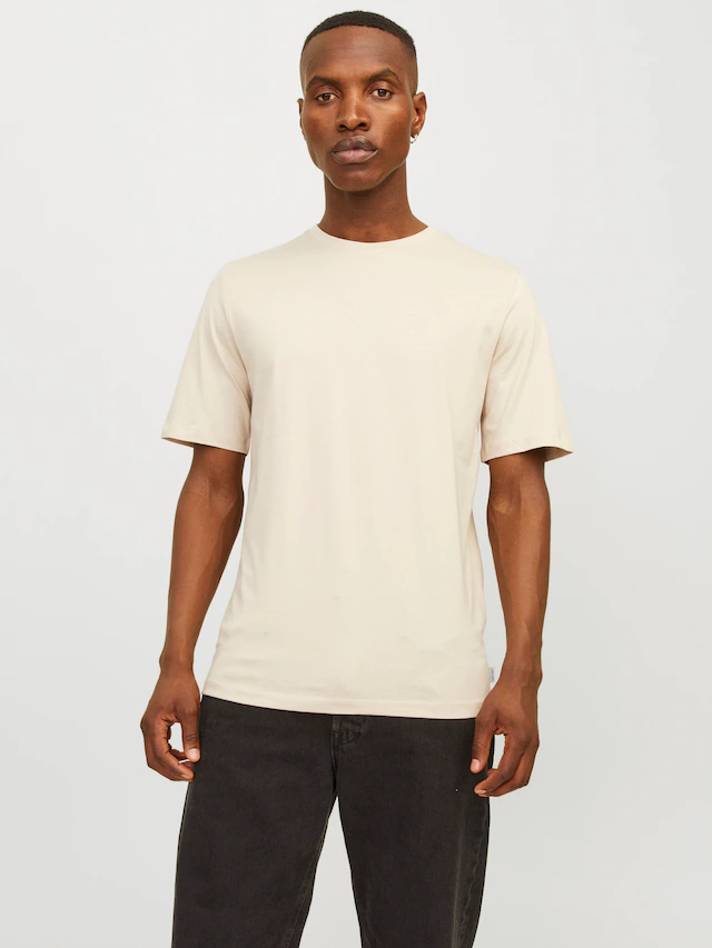 Jack & Jones »JJEORGANIC BASIC TEE SS O-NECK NOOS« Baumwolle, regular fit
