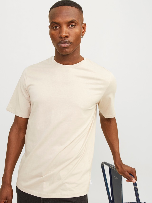 Jack & Jones »JJEORGANIC BASIC TEE SS O-NECK NOOS« Baumwolle, regular fit