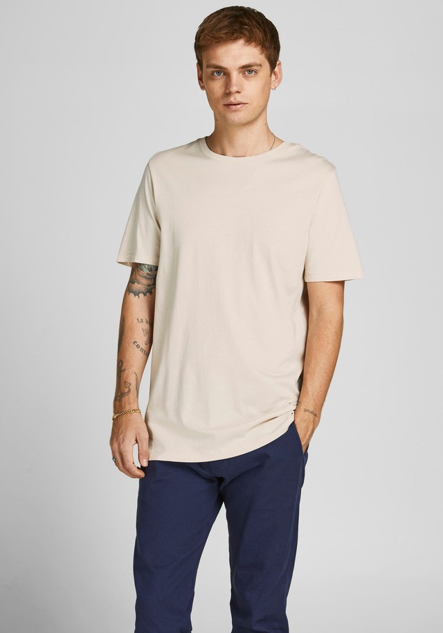 Jack & Jones »JJEORGANIC BASIC TEE SS O-NECK NOOS« Baumwolle, regular fit