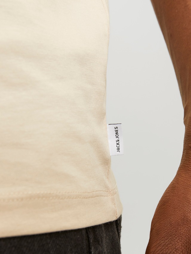 Jack & Jones »JJEORGANIC BASIC TEE SS O-NECK NOOS« Baumwolle, regular fit