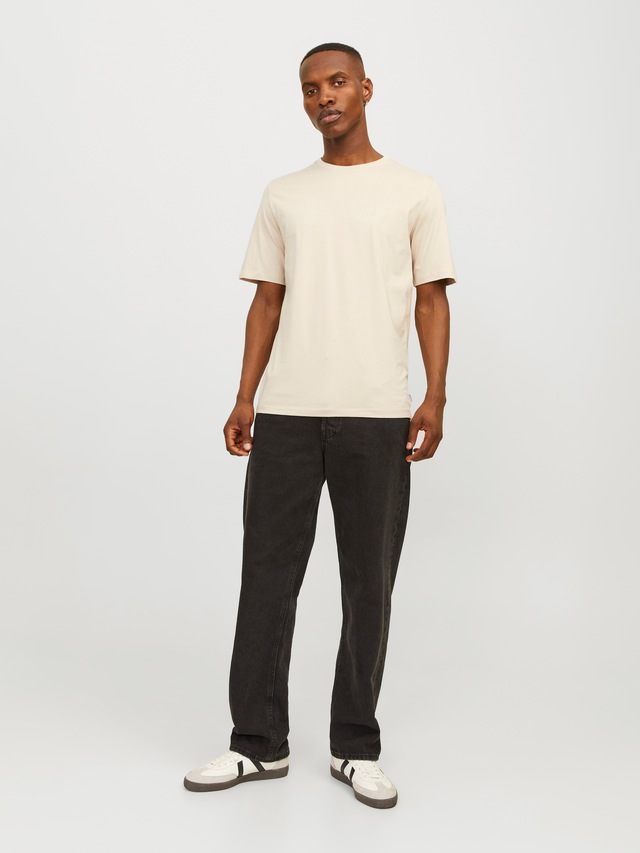 Jack & Jones »JJEORGANIC BASIC TEE SS O-NECK NOOS« Baumwolle, regular fit