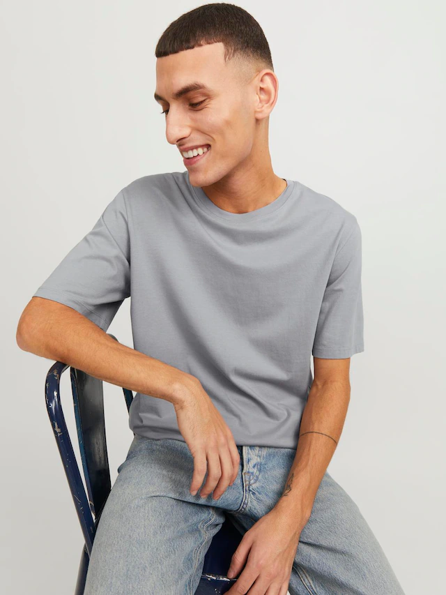 Jack & Jones »JJEORGANIC BASIC TEE SS O-NECK NOOS« Baumwolle, regular fit