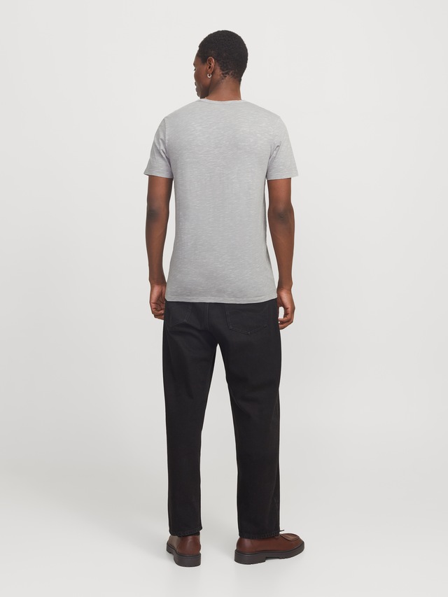 Jack & Jones T-Shirt »SPLIT NECK TEE« mit V-Ausschnitt