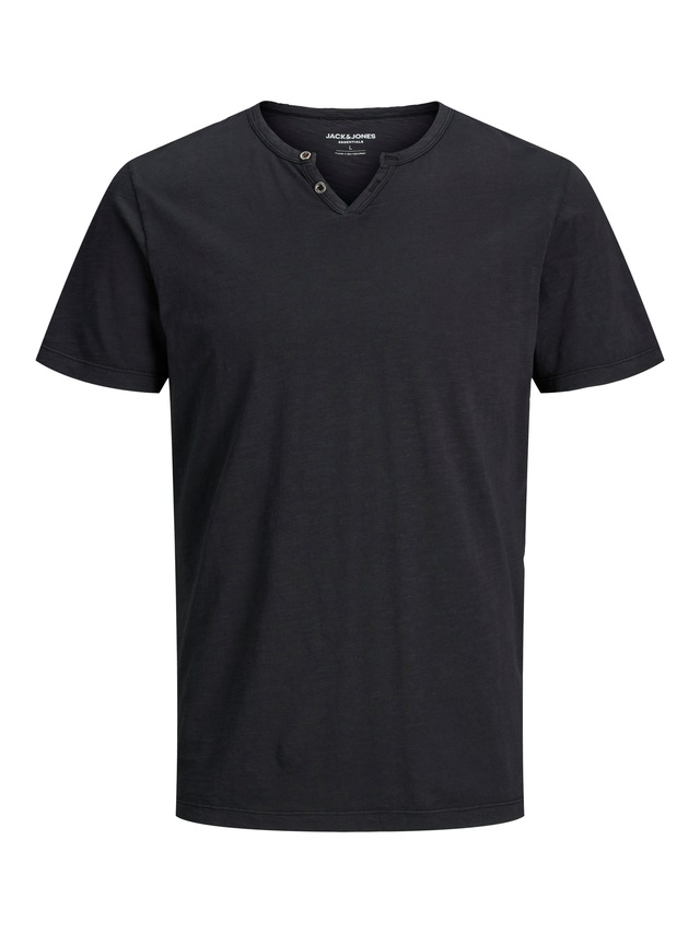 Jack & Jones T-Shirt »SPLIT NECK TEE« mit V-Ausschnitt