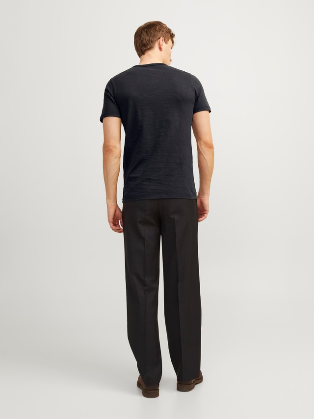 Jack & Jones T-Shirt »SPLIT NECK TEE« mit V-Ausschnitt