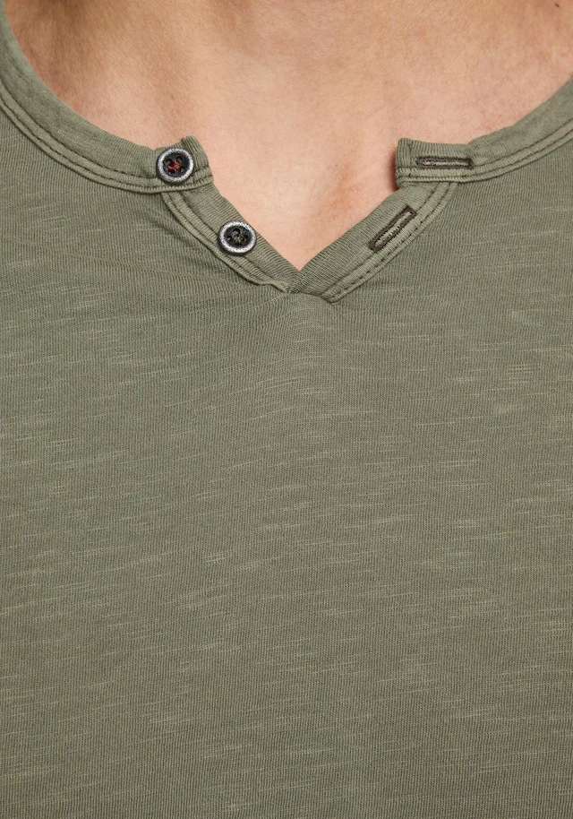 Jack & Jones T-Shirt »SPLIT NECK TEE« mit V-Ausschnitt