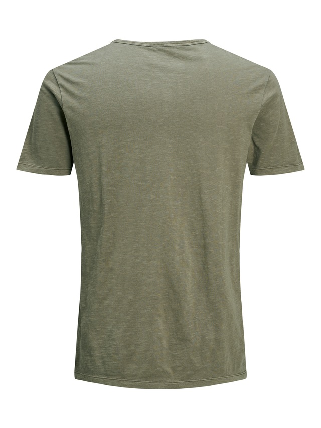 Jack & Jones T-Shirt »SPLIT NECK TEE« mit V-Ausschnitt