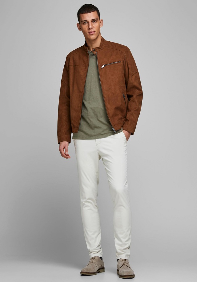 Jack & Jones T-Shirt »SPLIT NECK TEE« mit V-Ausschnitt
