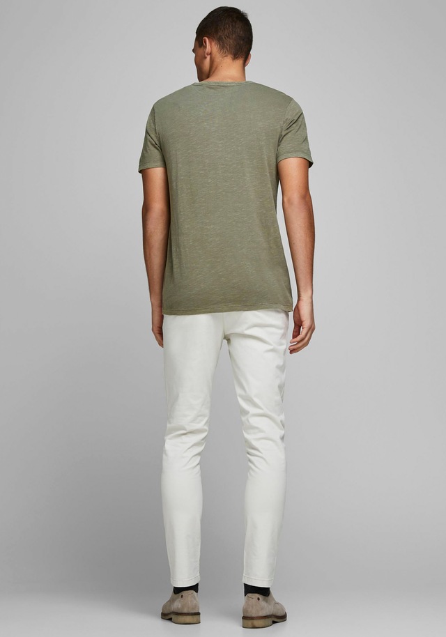 Jack & Jones T-Shirt »SPLIT NECK TEE« mit V-Ausschnitt