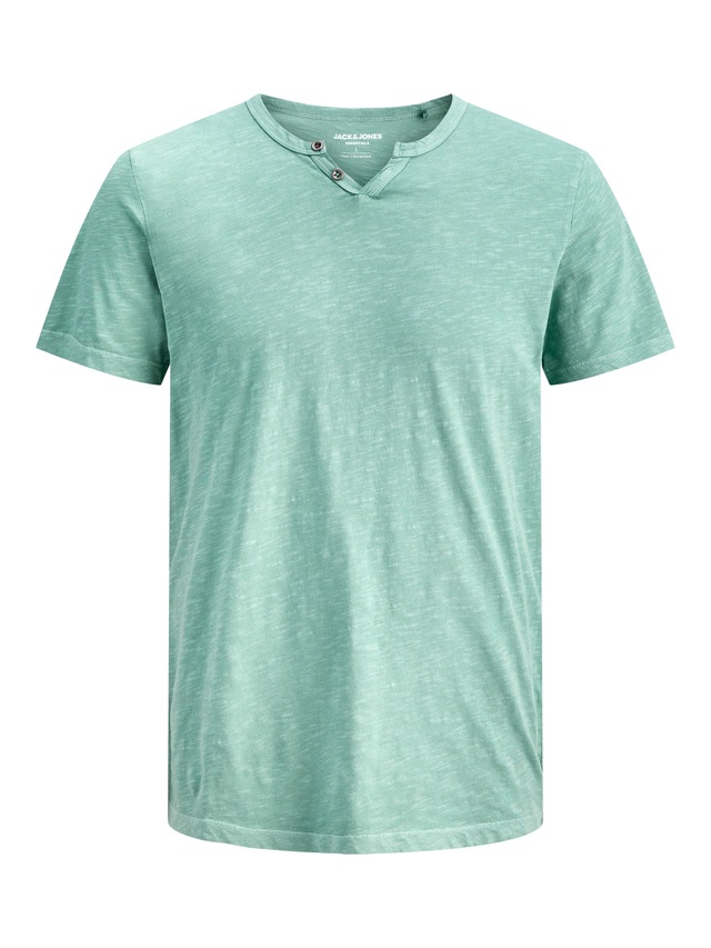 Jack & Jones T-Shirt »SPLIT NECK TEE« mit V-Ausschnitt