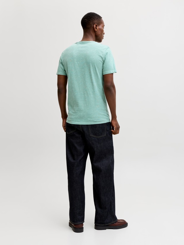 Jack & Jones T-Shirt »SPLIT NECK TEE« mit V-Ausschnitt