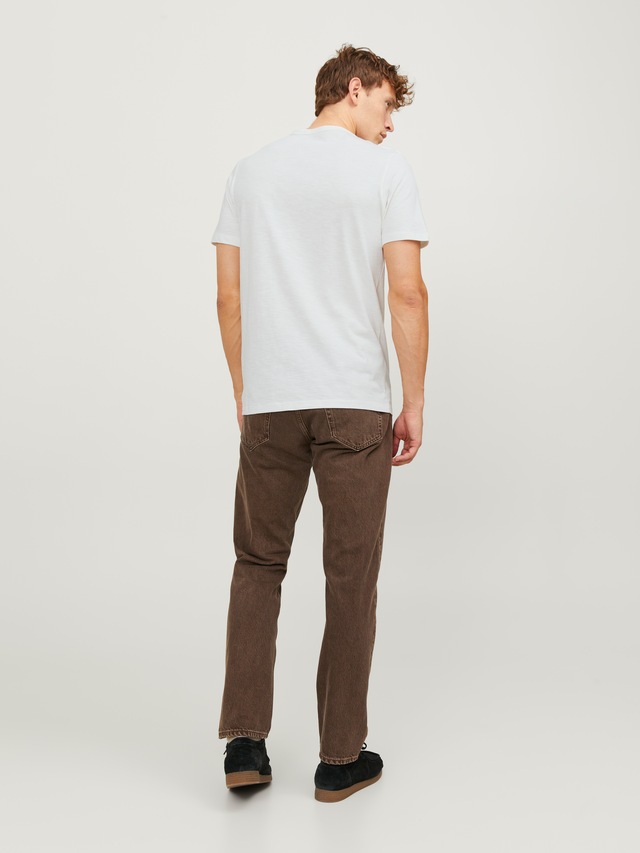 Jack & Jones T-Shirt »SPLIT NECK TEE« mit V-Ausschnitt