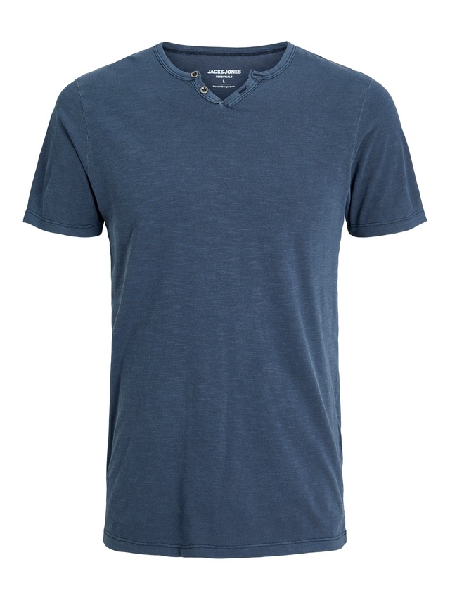 Jack & Jones T-Shirt »SPLIT NECK TEE« mit V-Ausschnitt