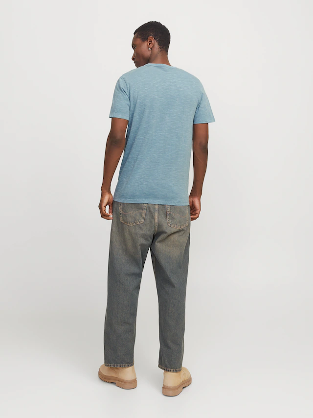 Jack & Jones T-Shirt »SPLIT NECK TEE« mit V-Ausschnitt