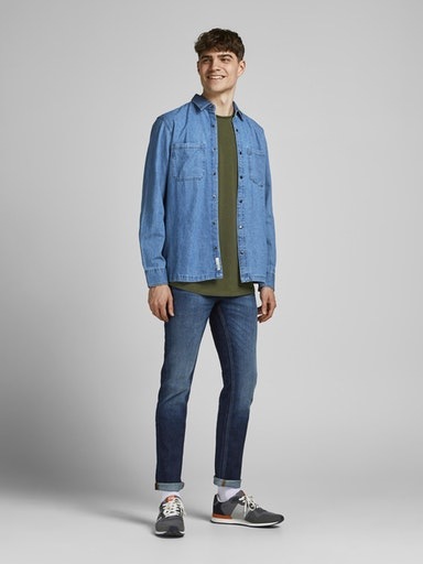 Jack & Jones T-Shirt »BASHER TEE« mit Rundhalsausschnitt