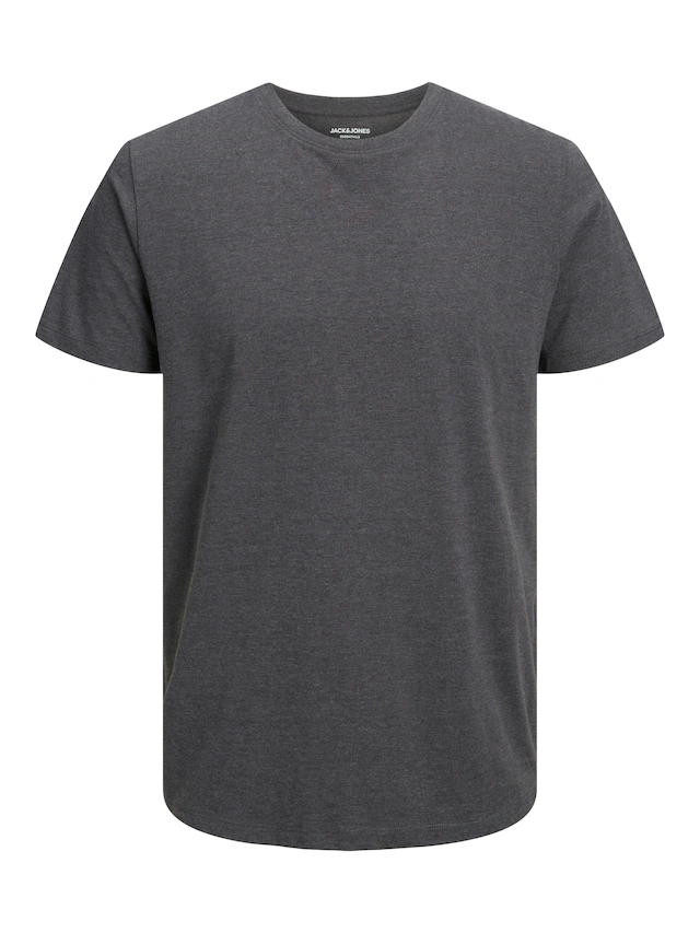 Jack & Jones Rundhalsshirt »JJEORGANIC MELANGE TEE SS O-NECK NOOS« Baumwollmischung, regular fit