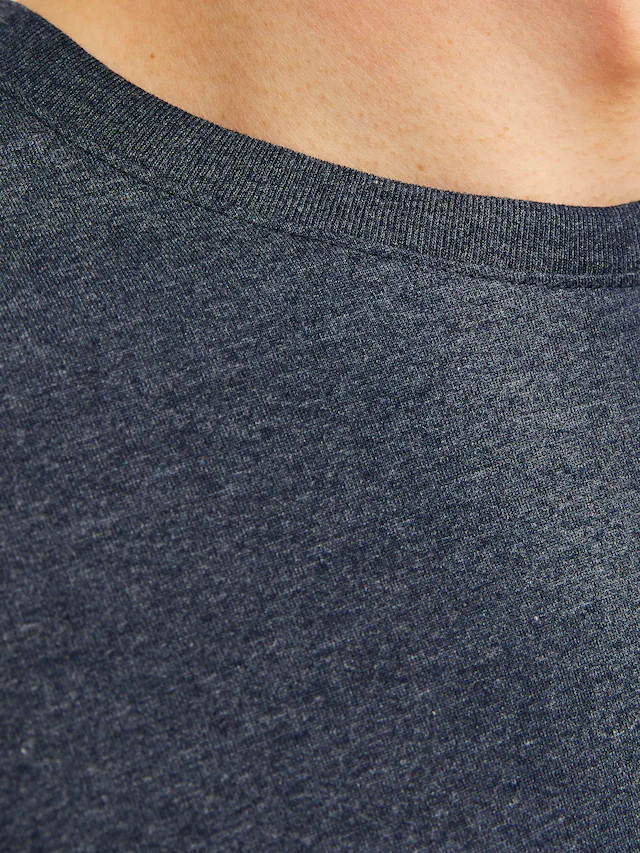 Jack & Jones Rundhalsshirt »JJEORGANIC MELANGE TEE SS O-NECK NOOS« Baumwollmischung, regular fit
