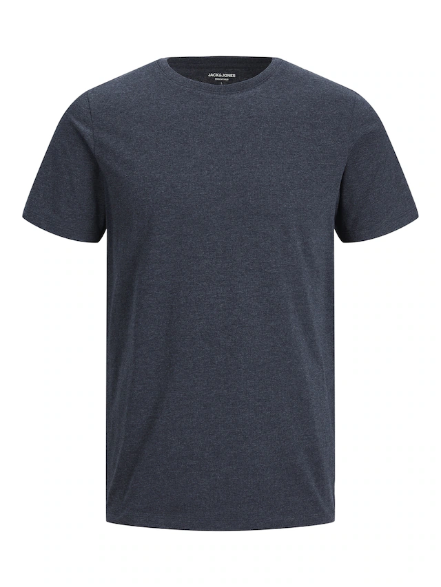 Jack & Jones Rundhalsshirt »JJEORGANIC MELANGE TEE SS O-NECK NOOS« Baumwollmischung, regular fit