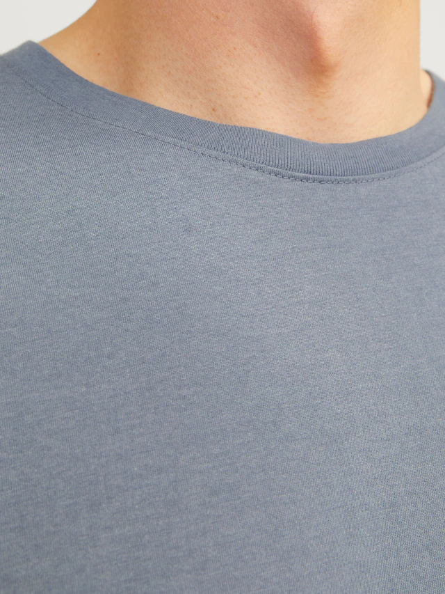 Jack & Jones Rundhalsshirt »JJEORGANIC MELANGE TEE SS O-NECK NOOS« Baumwollmischung, regular fit