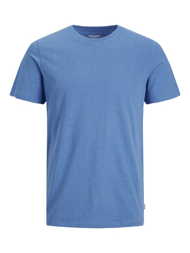 Jack & Jones Rundhalsshirt »JJEORGANIC MELANGE TEE SS O-NECK NOOS« Baumwollmischung, regular fit