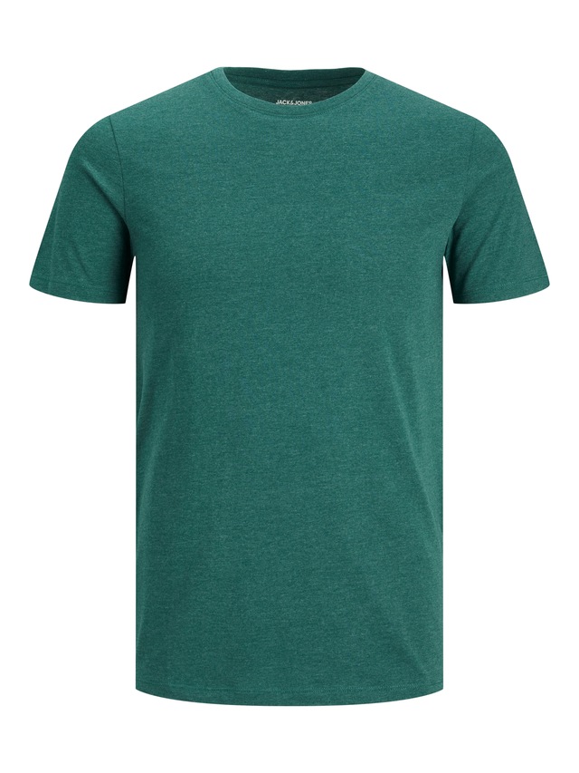 Jack & Jones Rundhalsshirt »JJEORGANIC MELANGE TEE SS O-NECK NOOS« Baumwollmischung, regular fit