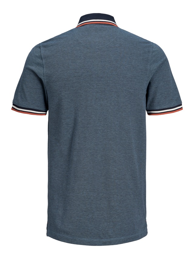 Jack & Jones Poloshirt »JJEPAULOS Poloshirt mit klassischem Kragen und figurbetonter Form« Logostickerei, modisch, schmal, Baumwolle, Polokragen
