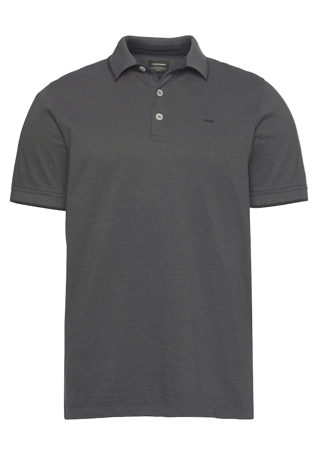 Jack & Jones Poloshirt »JJEPAULOS Poloshirt mit klassischem Kragen und figurbetonter Form« Logostickerei, modisch, schmal, Baumwolle, Polokragen