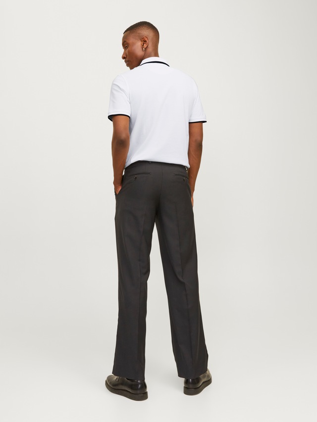 Jack & Jones Poloshirt »JJEPAULOS Poloshirt mit klassischem Kragen und figurbetonter Form« Logostickerei, modisch, schmal, Baumwolle, Polokragen