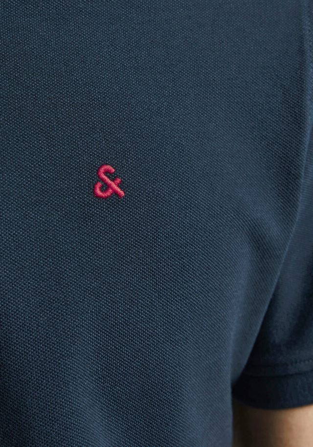 Jack & Jones Poloshirt »JJEPAULOS Poloshirt mit klassischem Kragen und figurbetonter Form« Logostickerei, modisch, schmal, Baumwolle, Polokragen