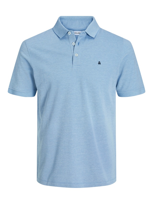 Jack & Jones Poloshirt »JJEPAULOS Poloshirt mit klassischem Kragen und figurbetonter Form« Logostickerei, modisch, schmal, Baumwolle, Polokragen