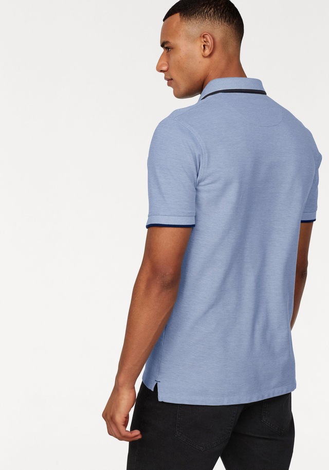 Jack & Jones Poloshirt »JJEPAULOS Poloshirt mit klassischem Kragen und figurbetonter Form« Logostickerei, modisch, schmal, Baumwolle, Polokragen
