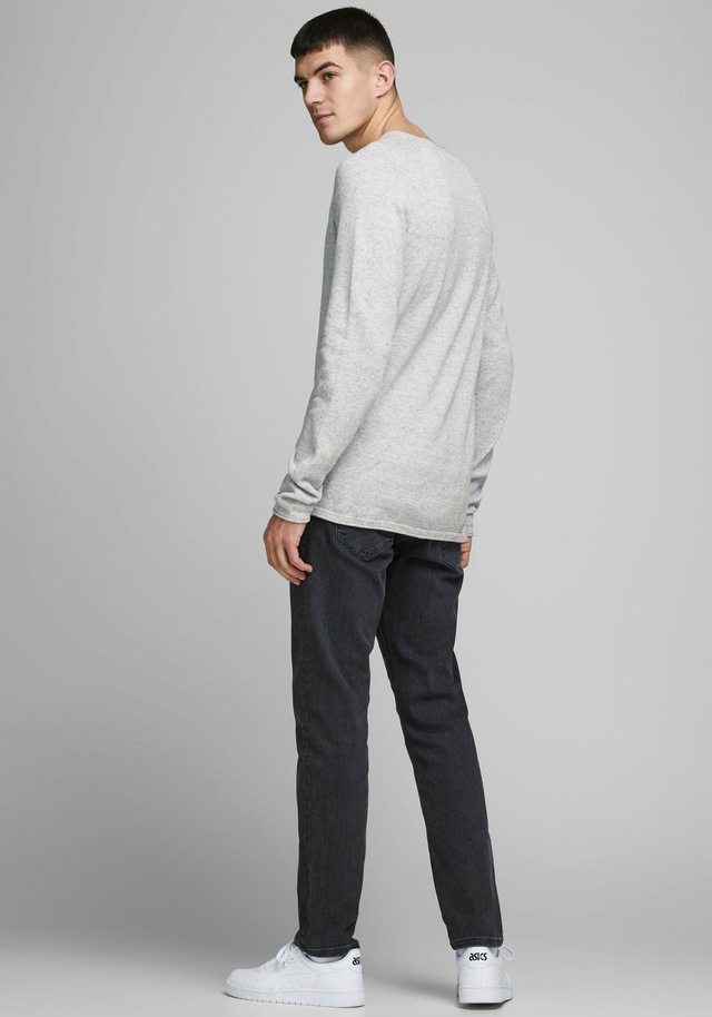 Jack & Jones Rundhalspullover »JJEHILL KNIT CREW NECK NOOS« Baumwolle, regular fit