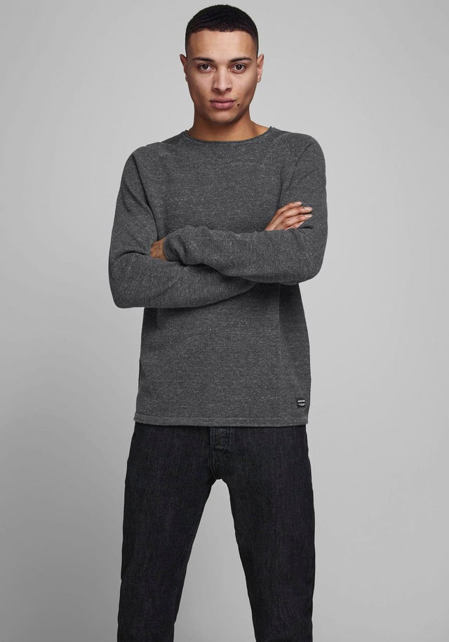Jack & Jones Rundhalspullover »JJEHILL KNIT CREW NECK NOOS« Baumwolle, regular fit