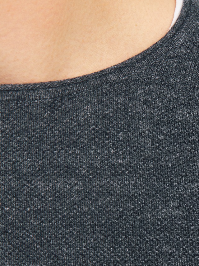 Jack & Jones Rundhalspullover »JJEHILL KNIT CREW NECK NOOS« Baumwolle, regular fit